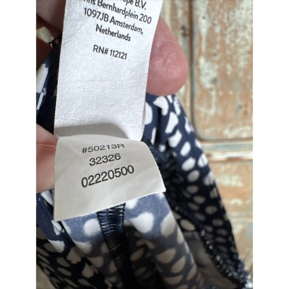 SPANX Navy Dot 6” XL SUNSHINE Pull On Pockets 4Way Stretch SHORTS Women’s - Picture 8 of 8